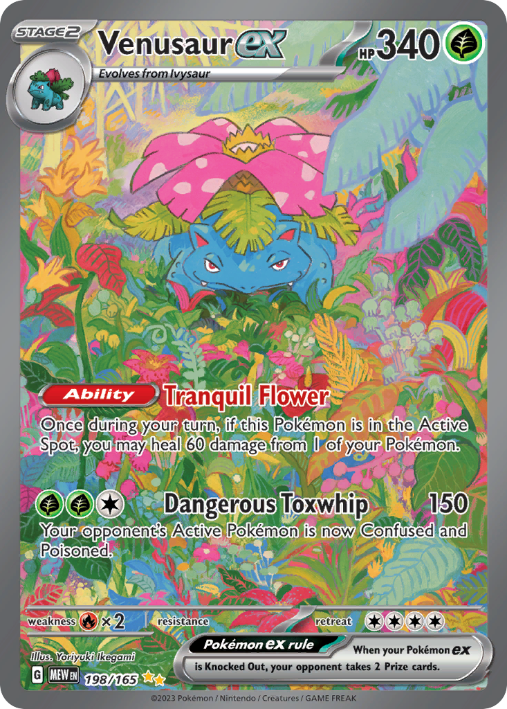 Venusaur ex #198 · 151 · SIR (NM)