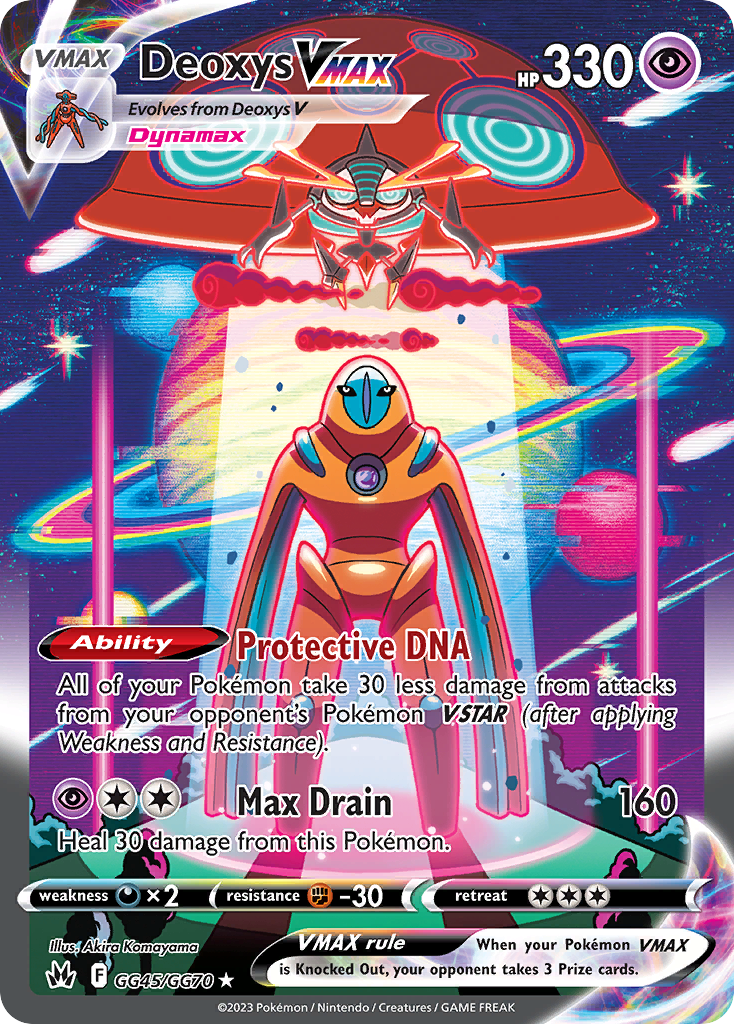 Deoxys VMAX #GG45 · Crown Zenith (NM)