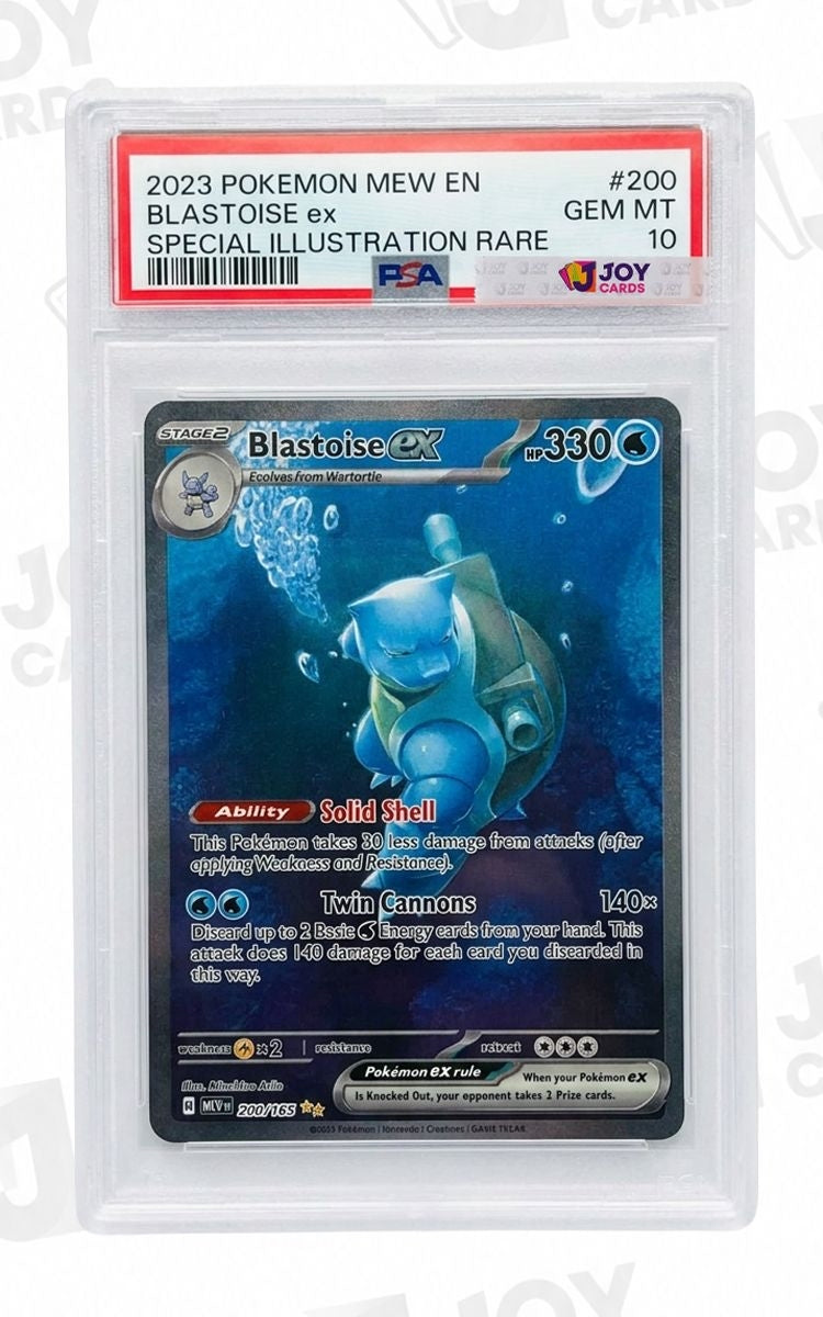 Blastoise ex #200 · Pokémon 151 · SIR · PSA 10