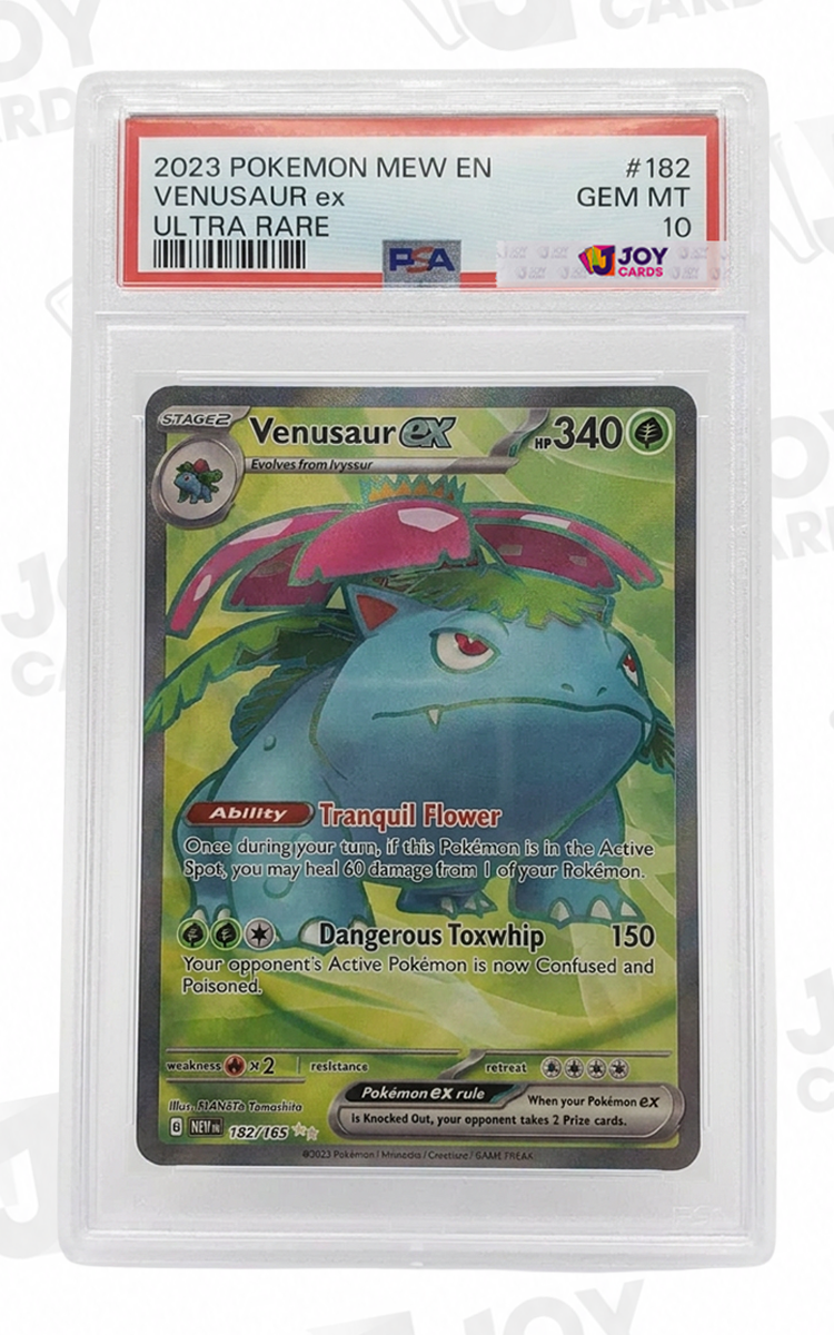 Venusaur ex #182 · Pokémon 151 · UR · PSA 10