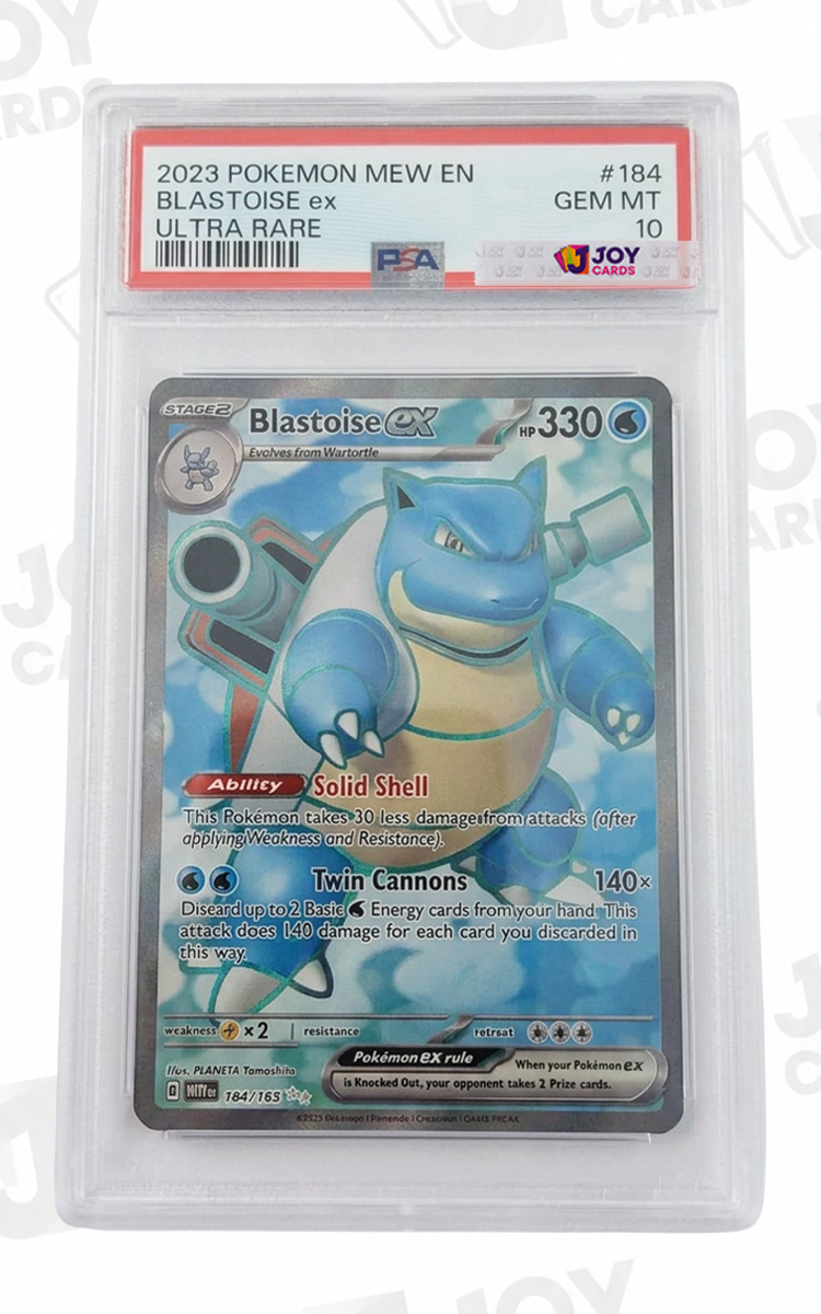 Blastoise ex #184 · Pokémon 151 · UR · PSA 10