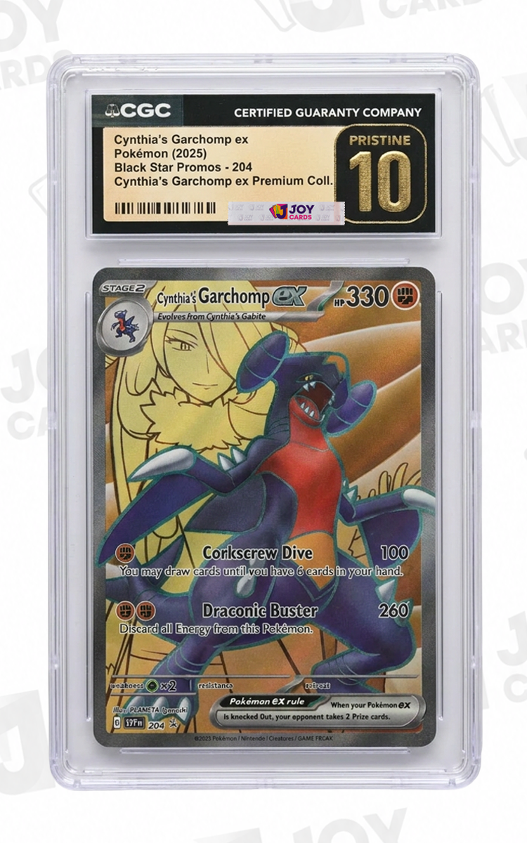 Cynthia's Garchomp ex #204 · SVP Black Star Promo · CGC 10