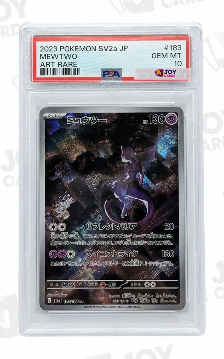 Mewtwo #183 · Pokémon Card 151 (SV2a) · AR · PSA 10