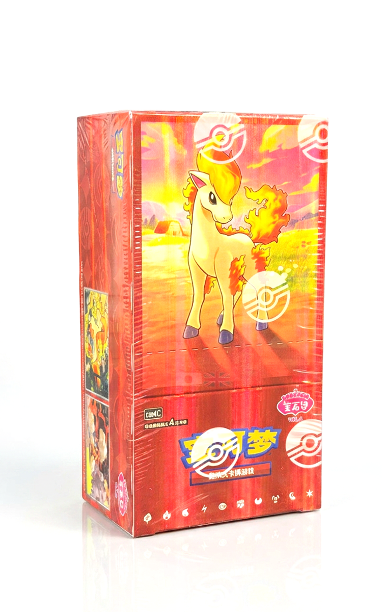 Pokémon Gem Pack 4 · Ponyta · Çince Booster Box