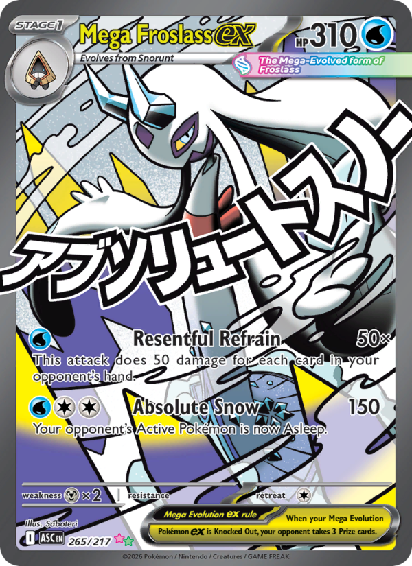 Mega Froslass ex #265 · Ascended Heroes (NM)