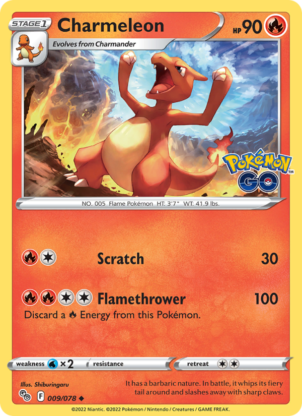 Charmeleon · Pokemon GO (Japanese) (JP · NM)