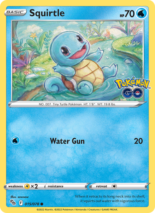 Squirtle · Pokemon GO (Japanese) (JP · NM)
