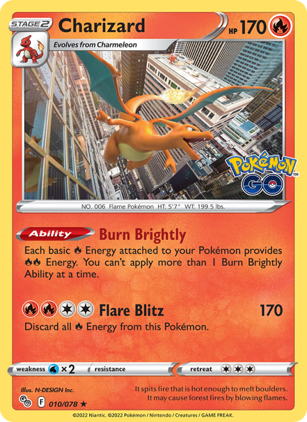 Charizard · Pokemon GO (Japanese) (JP · NM)