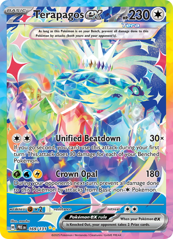 Terapagos ex #169 · Prismatic Evolutions (NM)