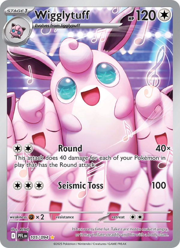 Wigglytuff #105 · Phantasmal Flames (NM)