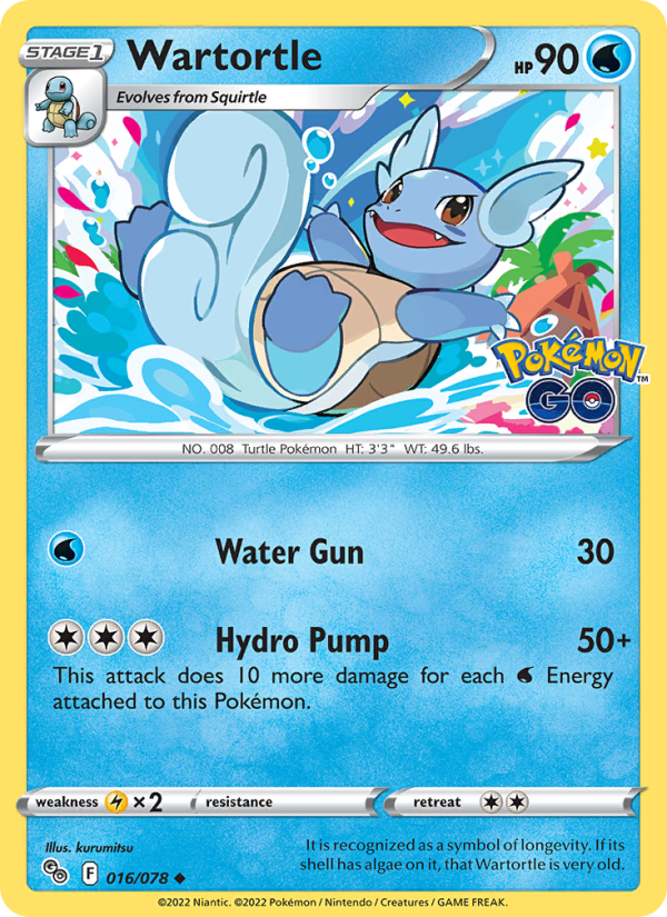 Wartortle · Pokemon GO (Japanese) (JP · NM)