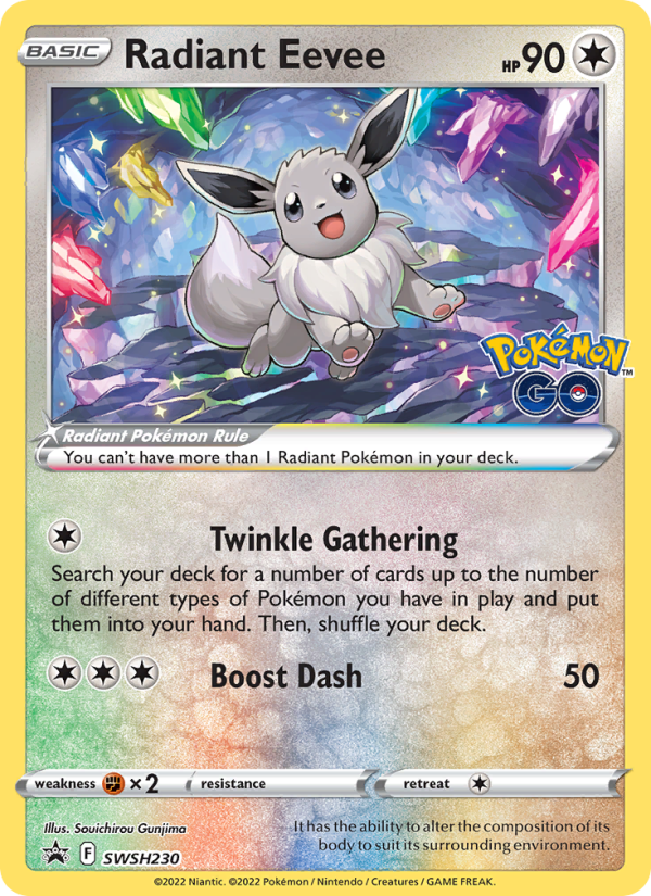 Radiant Eevee #055/071 · Pokemon GO (Japanese) (JP · NM)