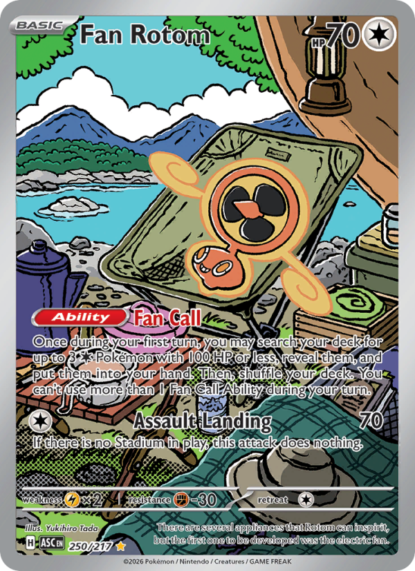 Fan Rotom #250 · Ascended Heroes (NM)