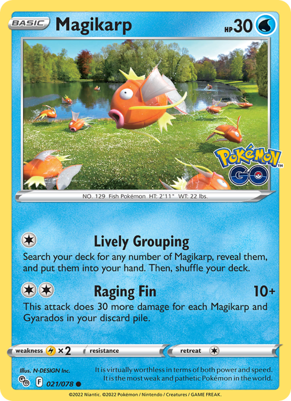 Magikarp · Pokemon GO (Japanese) (JP · NM)