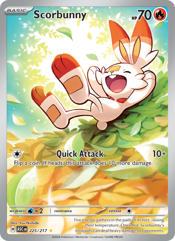 Scorbunny #225 · Ascended Heroes (NM)