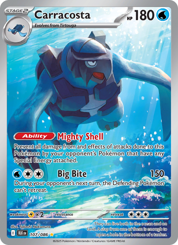Carracosta #107 · Black Bolt (NM)