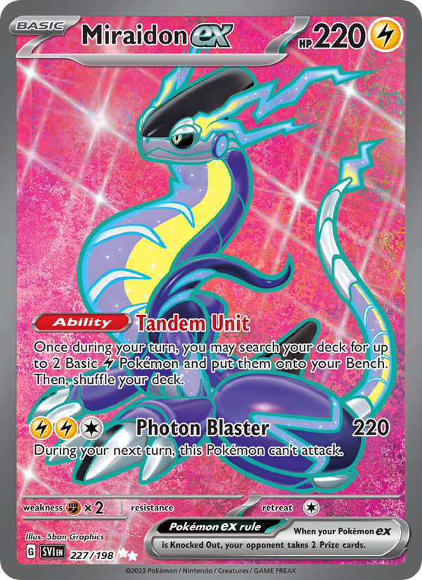 Miraidon ex #227 · Scarlet & Violet (NM)