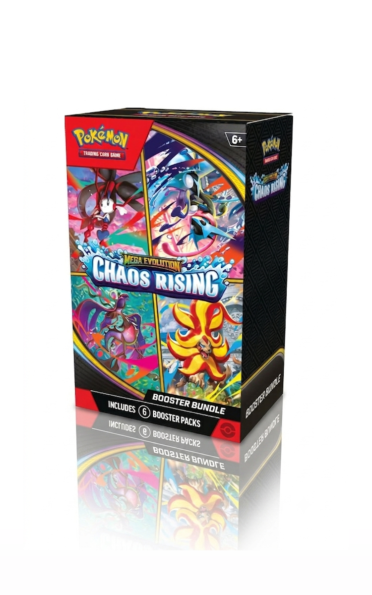 Pokémon TCG: Mega Evolution — Chaos Rising Booster Bundle (6 Paket, EN)