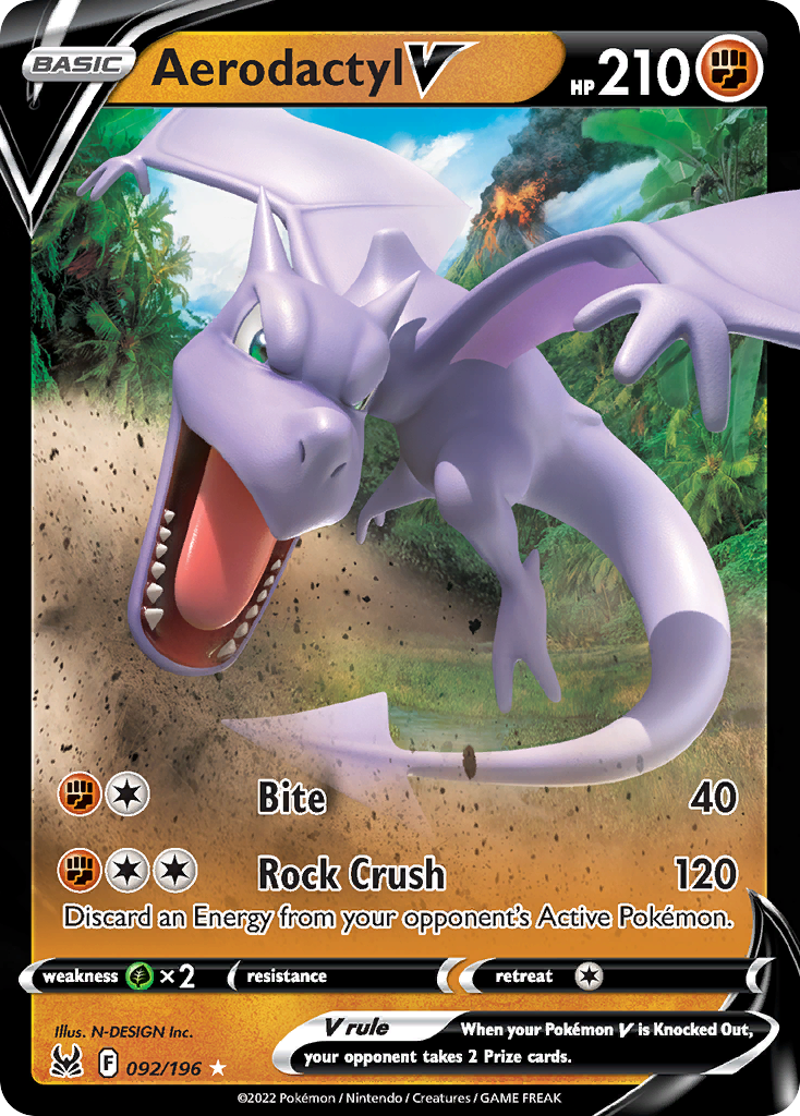 Aerodactyl V #105/100 · Lost Abyss (JP · NM)