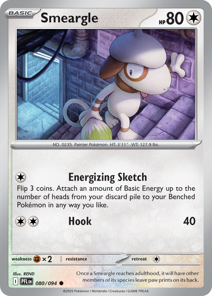 Smeargle #073/068 · Incandescent Arcana (JP · NM)