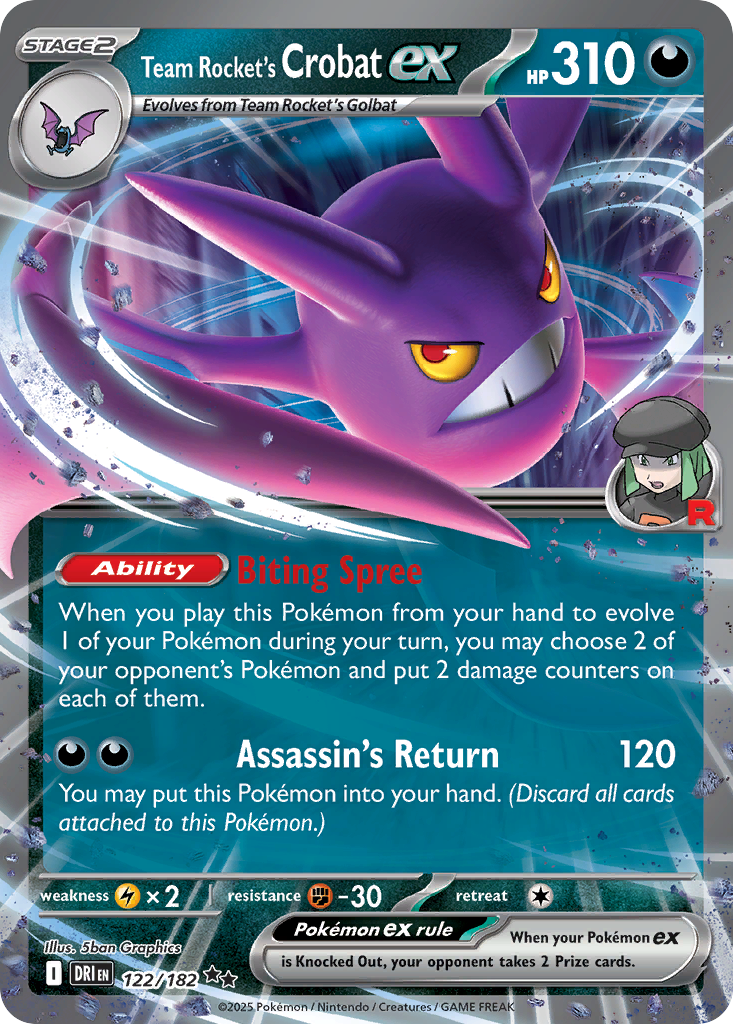 Team Rocket's Crobat ex · Glory of Team Rocket (JP · NM)