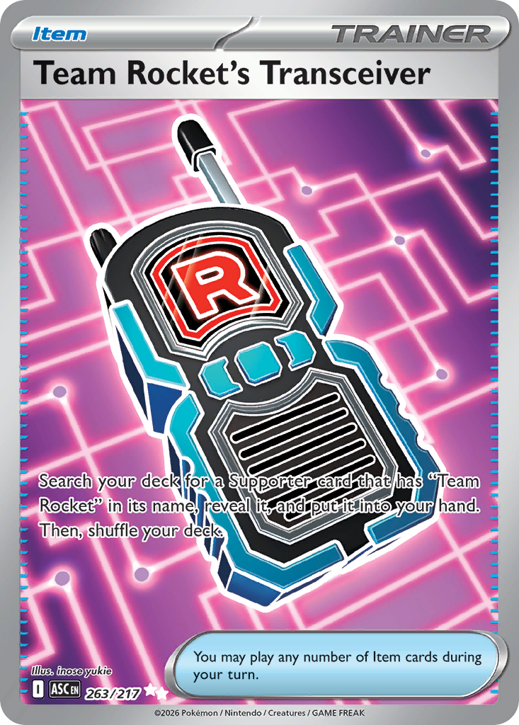 Team Rocket's Transceiver #217/193 · MEGA Dream ex (JP · NM)