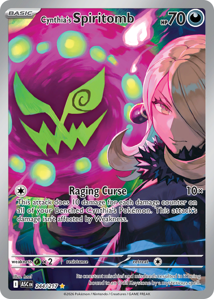 Cynthia's Spiritomb #208/193 · MEGA Dream ex (JP · NM)