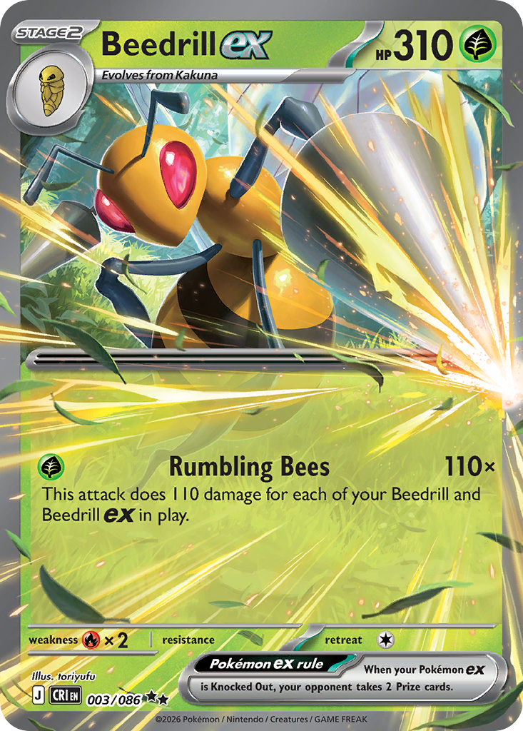 Beedrill ex #003/083 · Ninja Spinner (JP · NM)