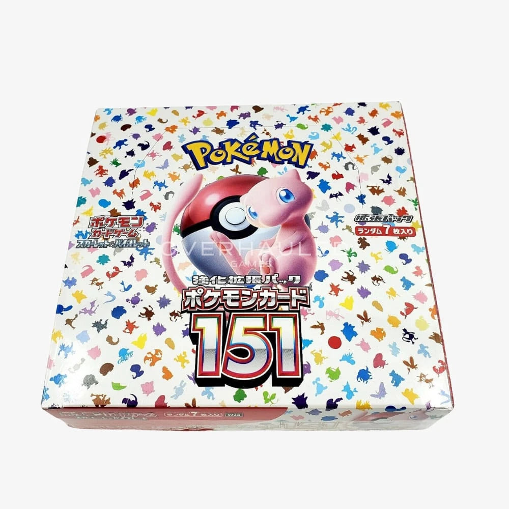 Pokémon TCG: Pokémon Card 151 Booster Box (SV2a, JP)